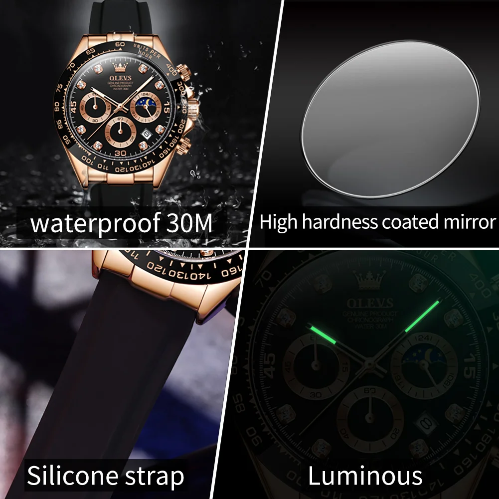 Montres pour hommes OLEVS 2875 - Luxury Watch Magazine avis et prix